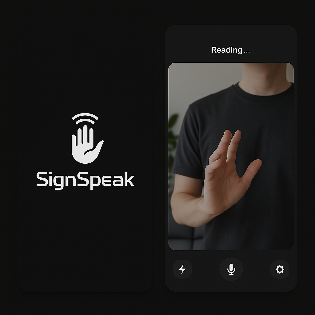 SignSpeak App Splash Screen