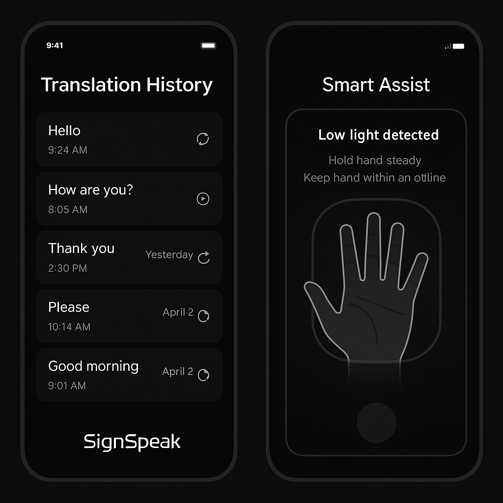 Start AI Scan User Interface